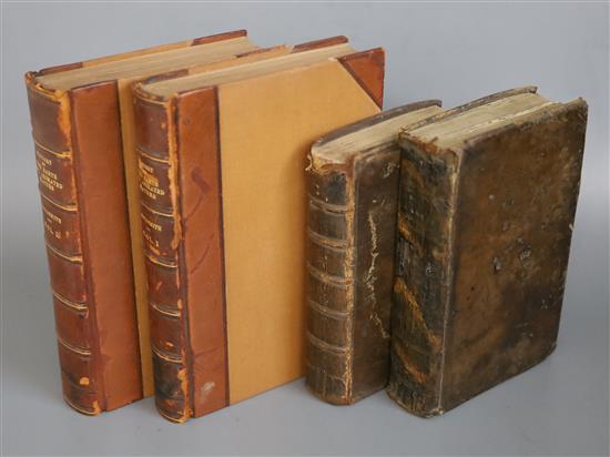 Goldsmiths, Oliver - History of the Earth and Animated Nature, 2 vols, qto, half calf, Blackie & Son, Glasgow,